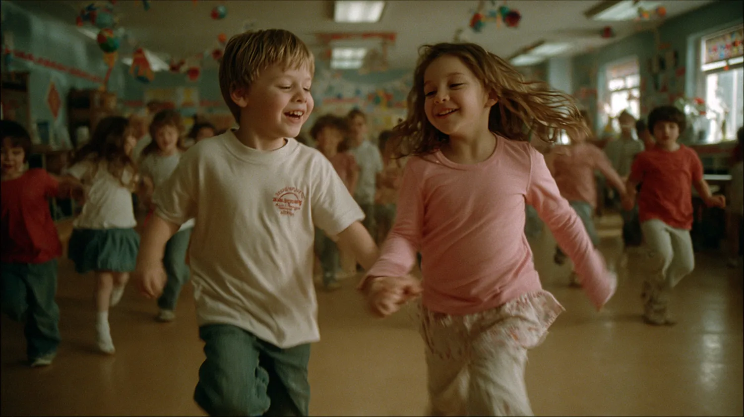 Children engaged in playful learning activities