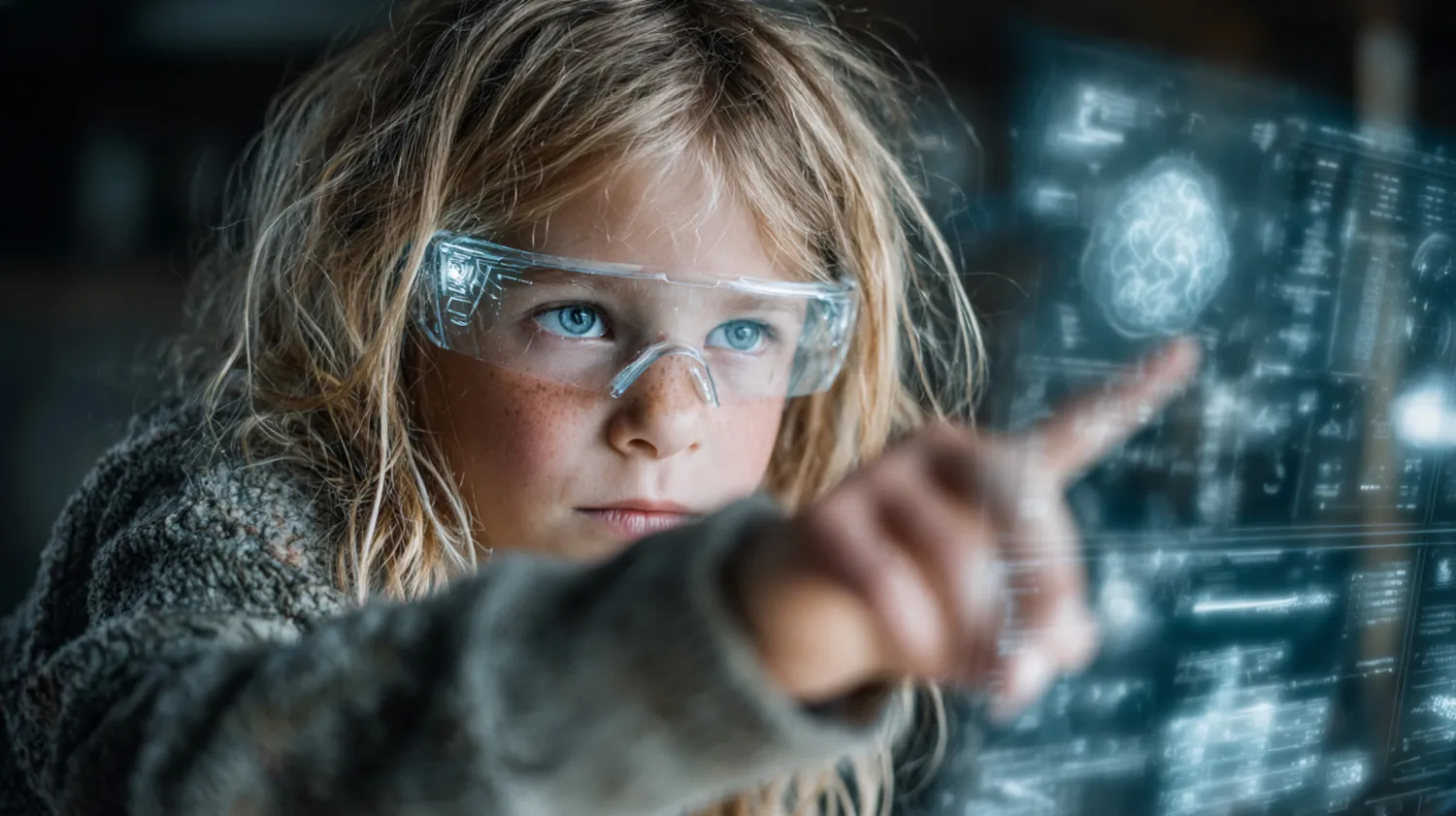 Student learning through a digital interface on a laptop screen